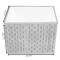 Beige Foldable Decorative Storage Box for Living Room, Bedroom, Dining, Playroom or Office